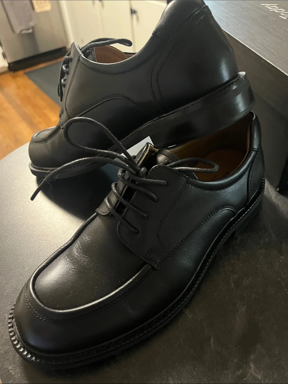Women’s Beau Today Black Leather Loafer Shoes